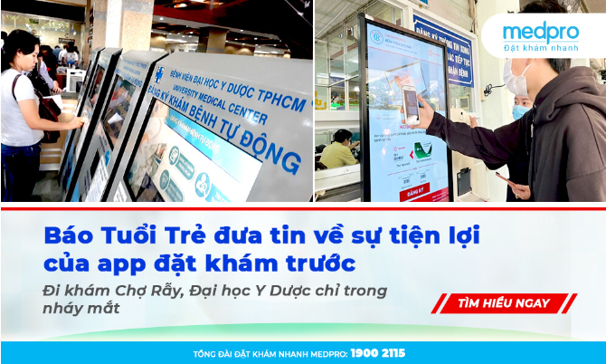 Đặt khám qua app: giải pháp được Báo Tuổi Trẻ đánh giá cao