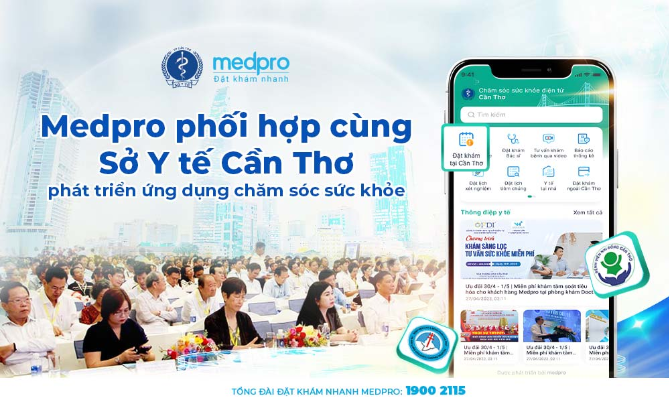 Medpro phối hợp Sở Y tế Cần Thơ phát triển ứng dụng chăm sóc sức khỏe cho người dân