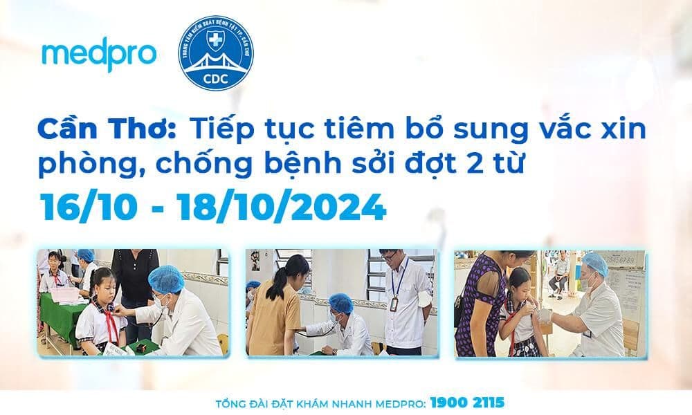 Cần Thơ bổ sung vắc xin phòng, chống bệnh Sởi đợt 2 2024