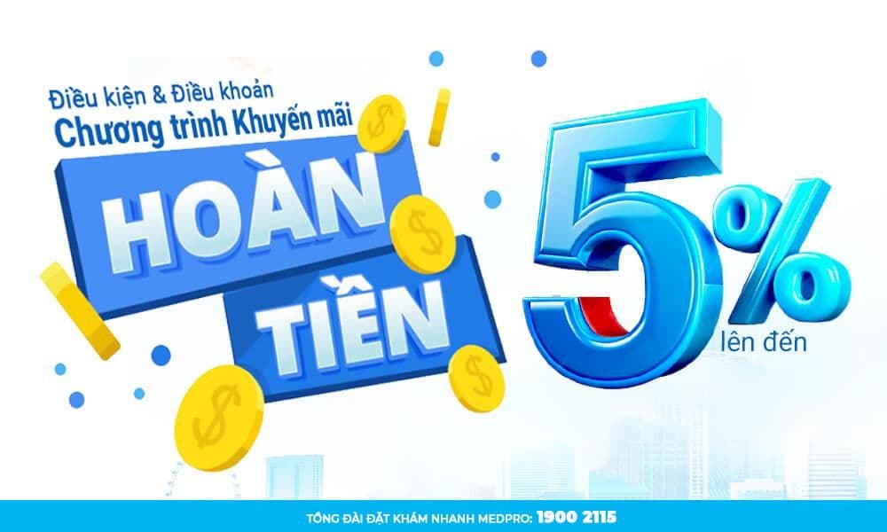 Điều kiện & Điều khoản Chương trình Khuyến mãi Hoàn tiền lên đến 5%