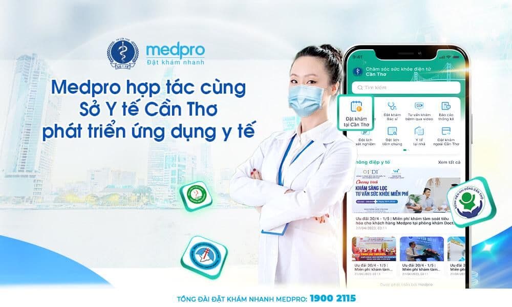 Medpro hợp tác cùng Sở Y tế Cần Thơ phát triển ứng dụng y tế